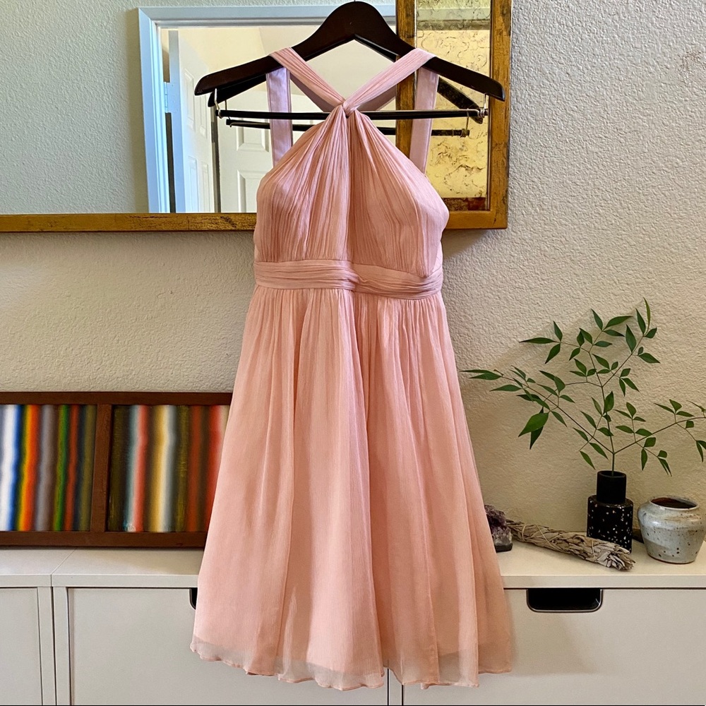 J. Crew Petite Sinclair Dress in Silk Chiffon 00P